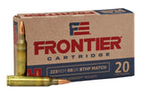 20rds – 223 Rem Hornady Frontier 68gr. BTHP Match Ammo