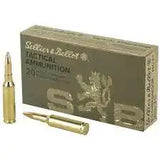 Sellier & Bellot Ammunition 6.5 Creedmoor 140 Grain Full Metal Jacket Box of 20