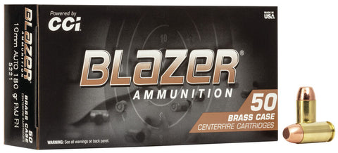 CCI Announces New Blazer Brass 180-Grain 10mm Auto Handgun Ammunition