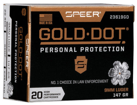 Speer Gold Dot Handgun Personal Protection 9mm Luger
