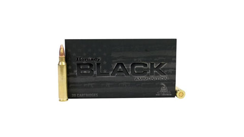 Hornady Black .223 Remington 62 grain Full Metal Jacket (FMJ) Brass Centerfire Rifle